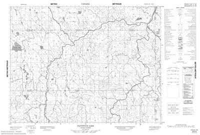 032E05 - PAYNTOUK LAKE - Topographic Map