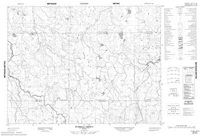 032E06 - RUISSEAU ORFROY - Topographic Map