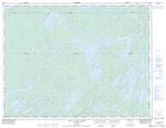 032G10 - LAC A L'EAU JAUNE - Topographic Map