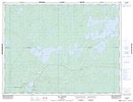 032G13 - LAC INCONNU - Topographic Map