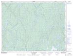 032H08 - LAC BELLEMARE - Topographic Map