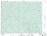 032H13 - LAC MITSHISSO - Topographic Map