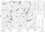032J03 - LAC A L'EAU NOIRE - Topographic Map
