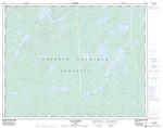 032J13 - LAC GINGUET - Topographic Map