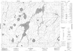 032K04 - LAC BOUCHIER - Topographic Map