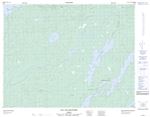 032K10 - LAC SALAMANDRE - Topographic Map