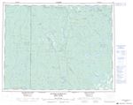 032L - RIVIERE HARRICANA - Topographic Map