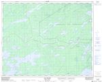 032N10 - LAC JOLLIET - Topographic Map