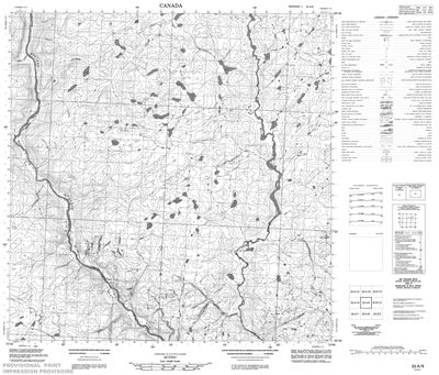 035A09 - RIVIERE TRANT - Topographic Map