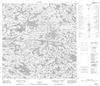 035B12 - LAC CHAMBERLAINE - Topographic Map