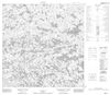 035B14 - LAC VAUBERT - Topographic Map