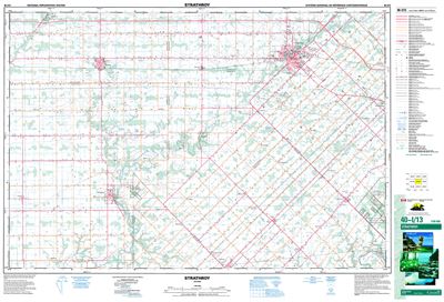 040I13 - STRATHROY - Topographic Map