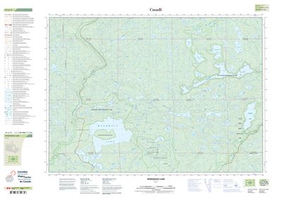 041J11 - WAKOMATA LAKE - Topographic Map