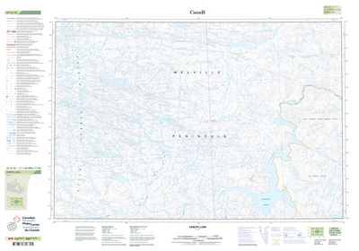 047A12 - SARCPA LAKE - Topographic Map