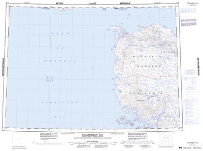 047C - ENCAMPMENT BAY - Topographic Map