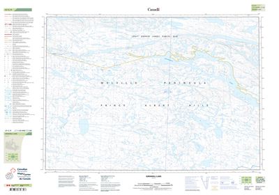 047C09 - GRINNELL LAKE - Topographic Map