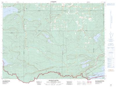 052A04 - PIGEON RIVER - Topographic Map