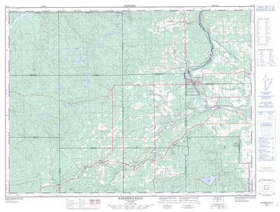 052A05 - KAKABEKA FALLS - Topographic Map