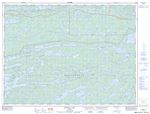 052B12 - QUETICO LAKE - Topographic Map