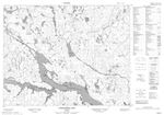 052I16 - D'ORSONNENS LAKE - Topographic Map