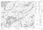 052J15 - MINISS LAKE - Topographic Map