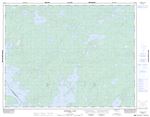 052K10 - AEROFOIL LAKE - Topographic Map