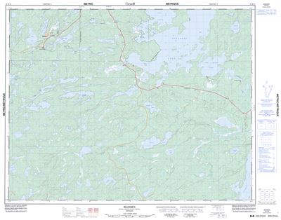 052K13 - MADSEN - Topographic Map