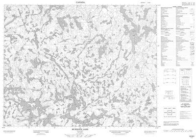 052M02 - MURDOCK LAKE - Topographic Map