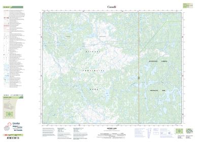 052M06 - ARTERY LAKE - Topographic Map