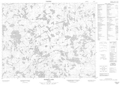 052M08 - BIGSHELL LAKE - Topographic Map