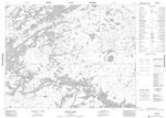052O03 - BAMAJI LAKE - Topographic Map