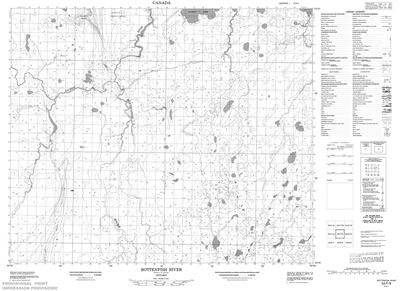 053F09 - ROTTENFISH RIVER - Topographic Map