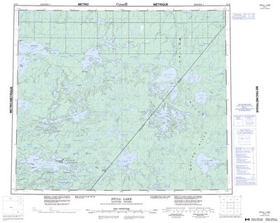 053K - STULL LAKE - Topographic Map