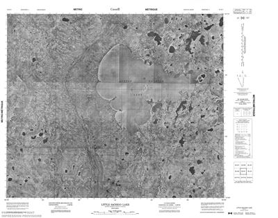 053K01 - LITTLE SACHIGO LAKE - Topographic Map