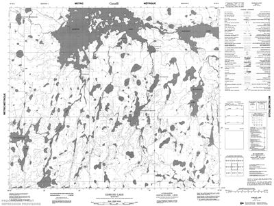 053K11 - EDMUND LAKE - Topographic Map