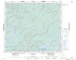 053M - KNEE LAKE - Topographic Map
