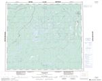 053N - GODS RIVER - Topographic Map