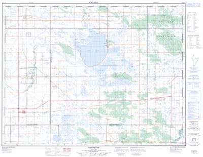 062F10 - PIPESTONE - Topographic Map