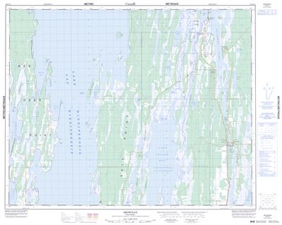 062O13 - SKOWNAN - Topographic Map