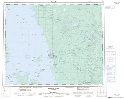 063A - BERENS RIVER - Topographic Map