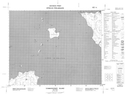 063A03 - COMMISSIONER ISLAND - Topographic Map