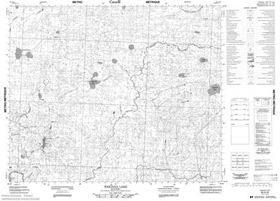 063A16 - WEKINNA LAKE - Topographic Map