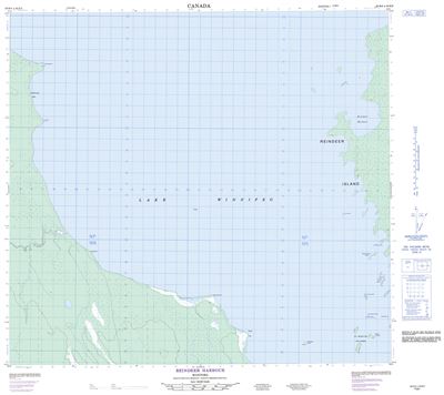 063B08 - REINDEER HARBOUR - Topographic Map