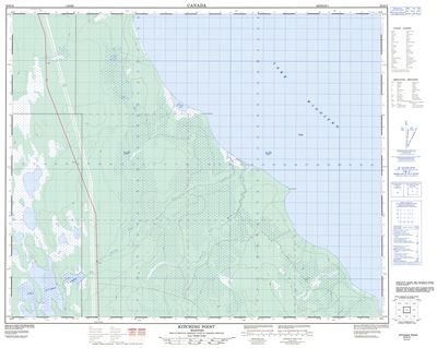 063B10 - KITCHING POINT - Topographic Map