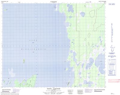 063B12 - POINT LARONDE - Topographic Map