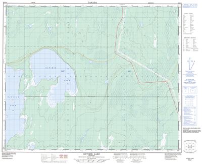 063B14 - KATIMIK LAKE - Topographic Map