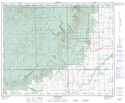 063C06 - BIRCH RIVER - Topographic Map