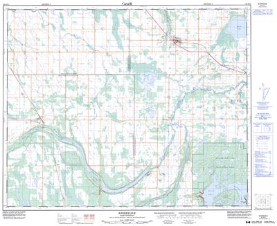 063D12 - BJORKDALE - Topographic Map