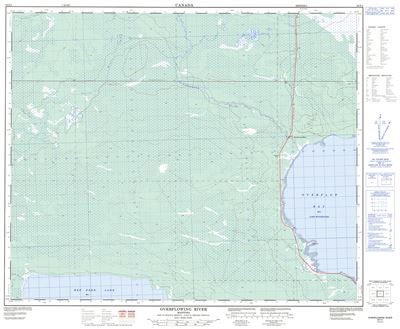 063F03 - OVERFLOWING RIVER - Topographic Map