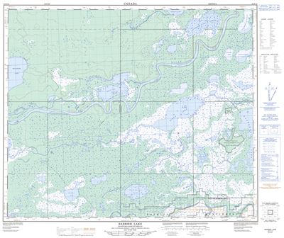 063F13 - BARRIER LAKE - Topographic Map